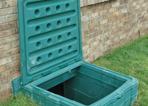 lockable crawl space access door installed in Park City