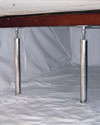 a crawl space repaired with crawl space jack posts and a crawl space liner for a home in Roy