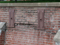 A collapsing, crumbling retaining wall in Payson