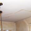 Drywall cracks in Provo that were poorly patched and repaired.