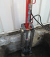 Salt Lake City foundation with settlement issues being lifted by push piers that were installed by our contractors