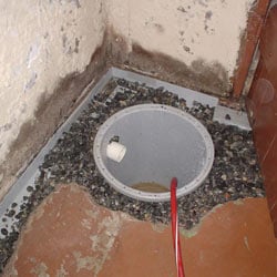 Installing a sump in a sump pump liner in a Park City home