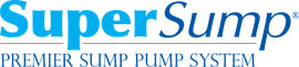 Logo for our SuperSump® Pump System, available in Provo and other parts of Utah
