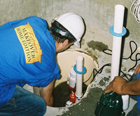 installing a sump pump and backup sump pump system in Centerville, UT