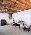 CleanSpace® basement wall vapor barrier installed in Payson
