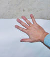 closeup of a plastic basement wall covering on concrete in Payson